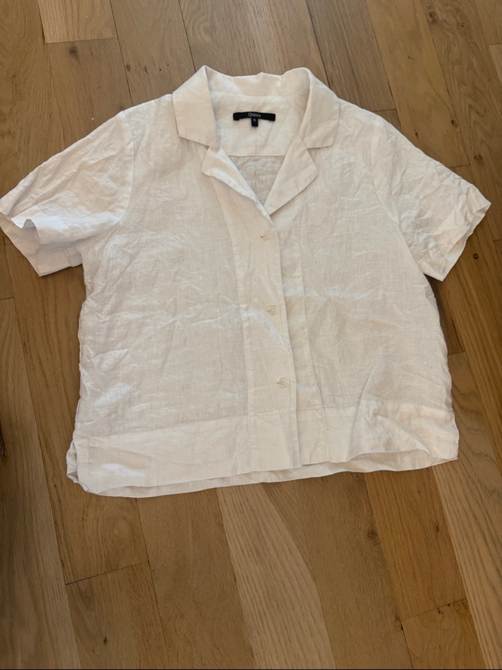 Quince Button up Linen Top